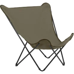 Lafuma POP UP XL Liegestuhl, Grau/Schwarz