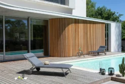 Lafuma Miami II BeComfort® Sonnenliege, Dunkelgrau -Brafab Verkaufs-Shop lafuma sunbed miami bec 2023 silver titane 12