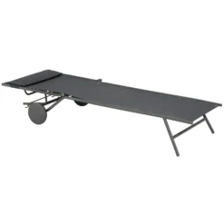 Lafuma Miami II Batyline® Duo Sonnenliege, Obsidian -Brafab Verkaufs-Shop lafuma sunbed miami duo 2023 galet titane 7