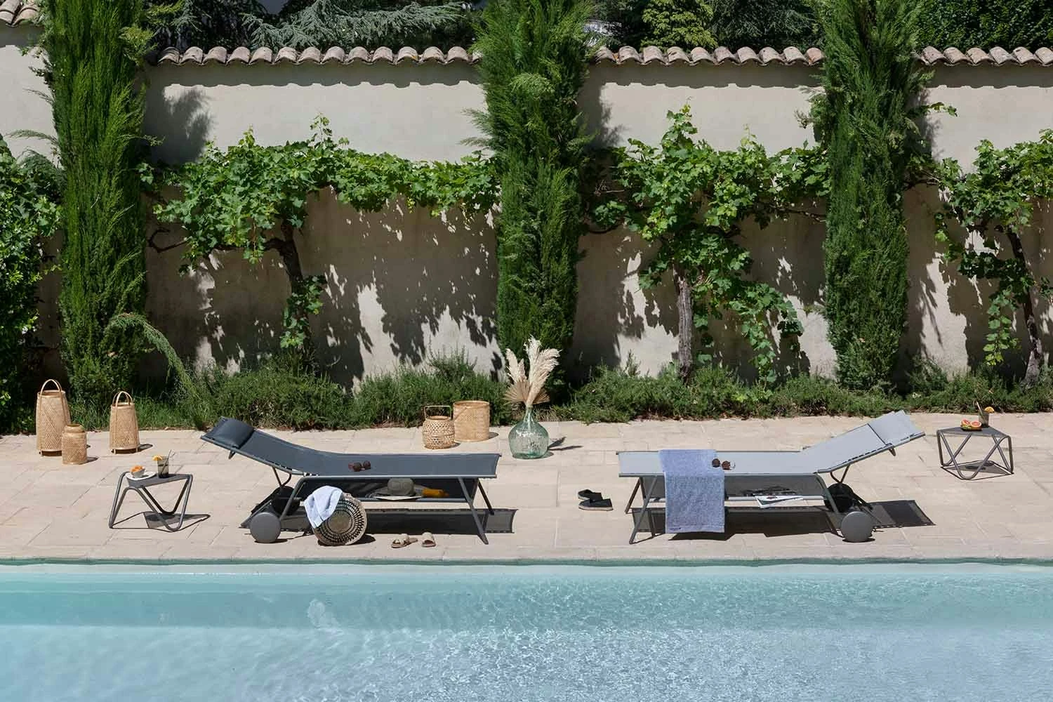 Lafuma Miami Batyline® Duo Hohe Sonnenliege, Obsidian 5 Lafuma Miami Batyline® Duo Hohe Sonnenliege, Obsidian – Bild 5