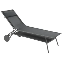 Lafuma Miami Batyline® Duo Hohe Sonnenliege, Obsidian