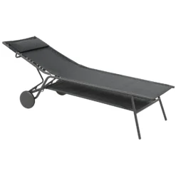 Lafuma Miami Batyline® Duo Hohe Sonnenliege, Obsidian 9 Lafuma Miami Batyline® Duo Hohe Sonnenliege, Obsidian -Brafab Verkaufs-Shop lafuma sunbed miami high duo galet titane 8