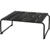 Mater Ocean Loungetisch 70x70 Cm, Schwarz