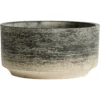 Muubs Kanji Topf Zement Schwarzgrau, Ø23 Cm