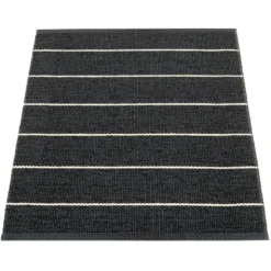 Carl Rug 70x90 Cm, Black/Charcoal