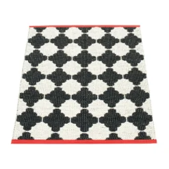 Marre Matte 70x90 Cm, Black/Vanilla/Coral
