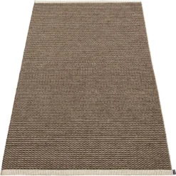 Mono Teppich Dark Brown/ Dark Linen, 85x160 Cm