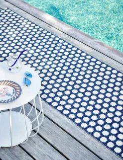 Noa Teppich Dunkelblau / Vanilla / Warmes Grau, 70x350 Cm 5 Noa Teppich Dunkelblau / Vanilla / Warmes Grau, 70x350 Cm -Brafab Verkaufs-Shop pappelina noa rug dark blue vanilla warm grey 0 1