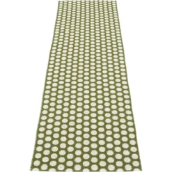 Noa Teppich Olive / Vanilla / Warmes Grau, 70x250 Cm