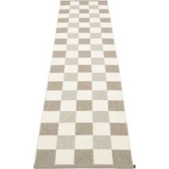 Pix Rug Dark Linen / Vanilla / Linen, 70x300 Cm