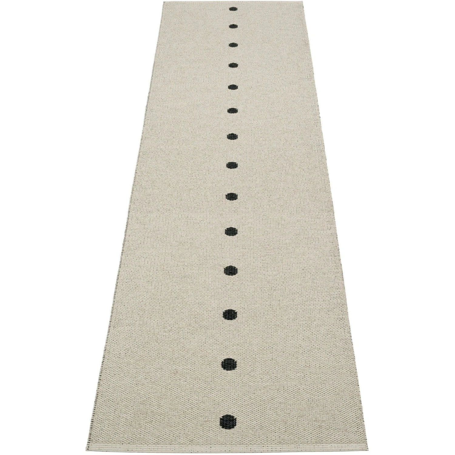 Peg Rug 70x280 Cm, Black/Lin 2 Peg Rug 70x280 Cm, Black/Lin – Bild 2