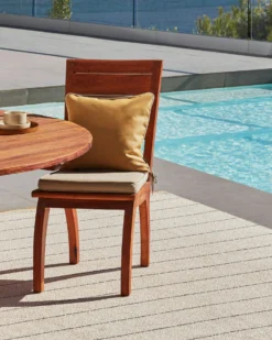 Sunny Kissen Bernsteingelb, 44x44 Cm -Brafab Verkaufs-Shop pappelina sunny cushion amber 3