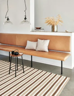 Teo Teppich Braun / Beige / Vanilla, 70x240 Cm -Brafab Verkaufs-Shop pappelina teo rug brown beige vanilla 1 1