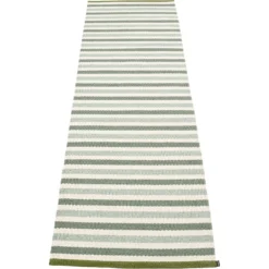 Teo Teppich Sage / Army / Vanilla, 70x240 Cm