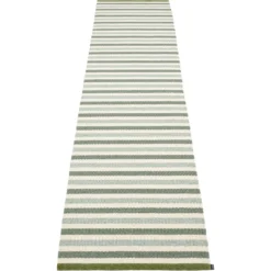 Teo Teppich Sage / Army / Vanilla, 70x300 Cm