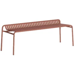 Week-End Bank Ohne Rückenlehne, Terracotta