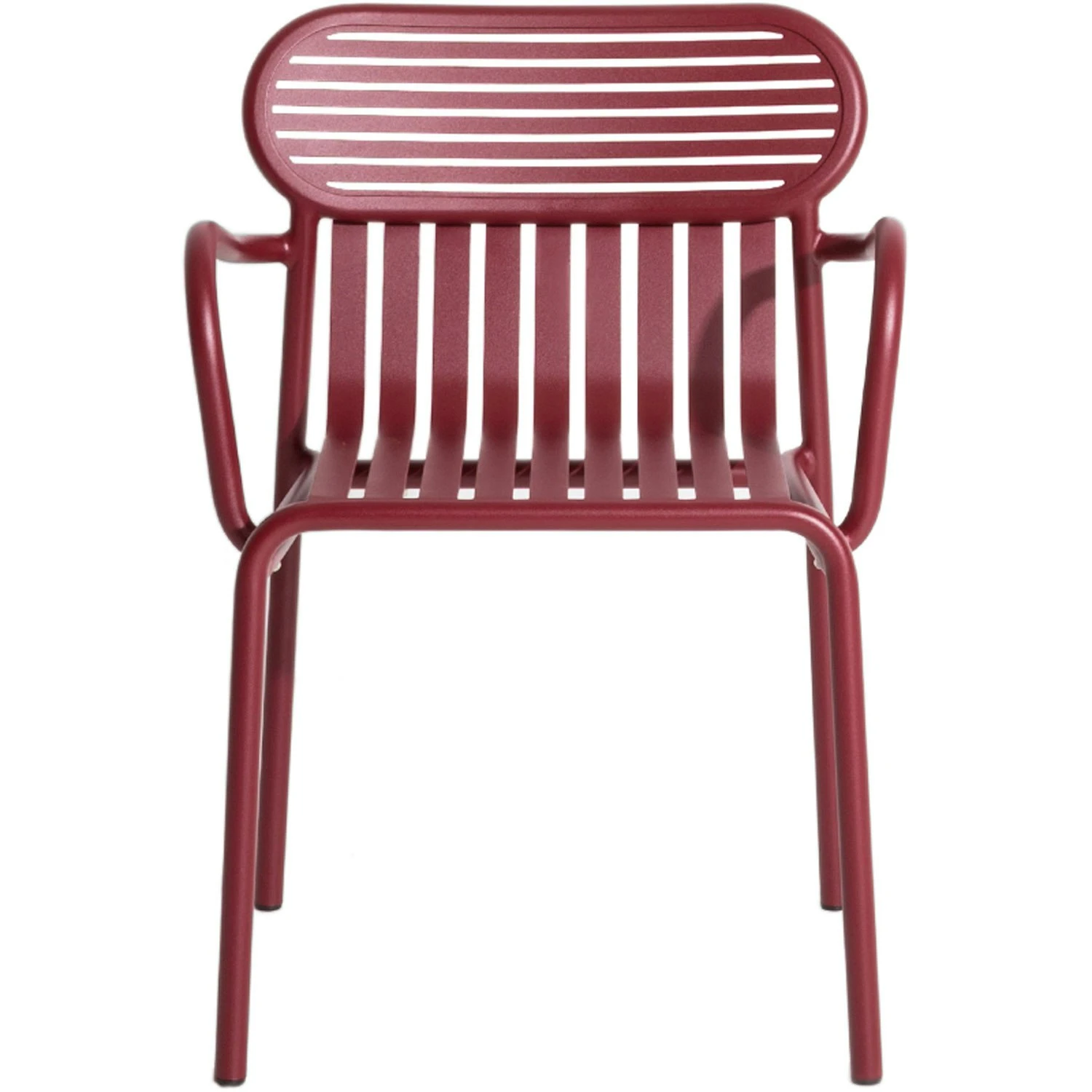 Week-End Lehnstuhl, Burgunderrot 2 Week-End Lehnstuhl, Burgunderrot – Bild 2