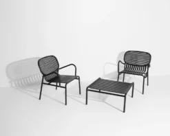 Week-End Kaffeetisch 60x69 Cm, Schwarz -Brafab Verkaufs-Shop petite friture week end coffee table 5