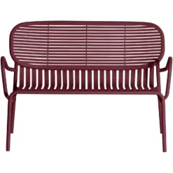 Week-End Gartensofa 2-Sitzer, Burgunderrot