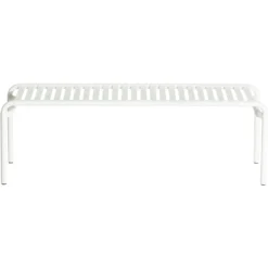 Week-End Kaffeetisch / Bank 51x127 Cm, Weiß