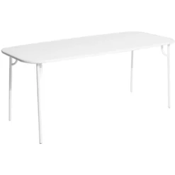 Week-End Esstisch Mittelgroß, 85x180 Cm, Weiß