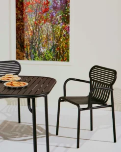 Week-End Esstisch Mittelgroß, 85x180 Cm, Schwarz -Brafab Verkaufs-Shop petite friture week end rectangular medium black 14