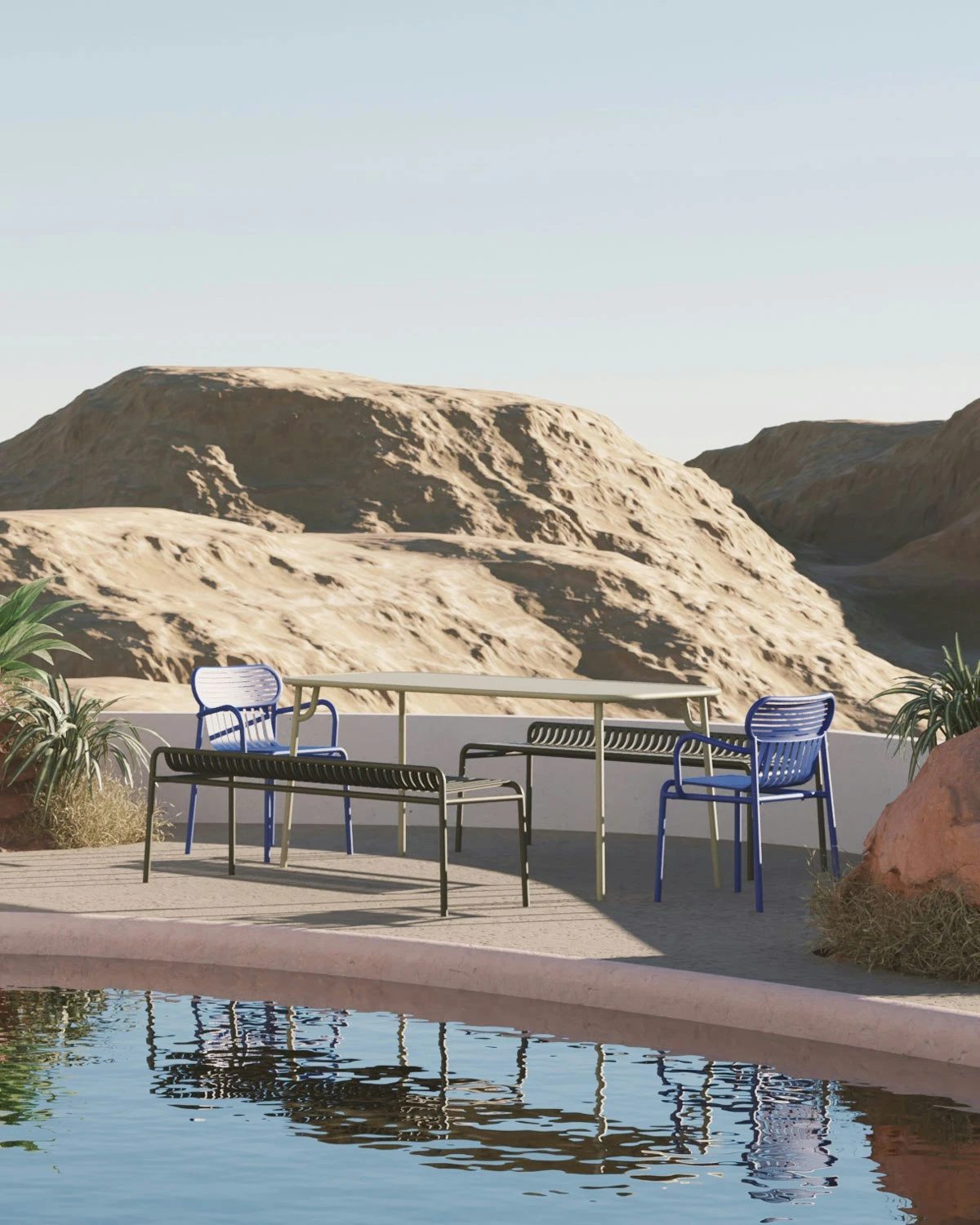 Week-End Esstisch Mittelgroß, 85x180 Cm, Jade Green 3 Week-End Esstisch Mittelgroß, 85x180 Cm, Jade Green – Bild 3