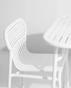 Week-End Esstisch Mittelgroß, 85x180 Cm, Weiß -Brafab Verkaufs-Shop petite friture week end rectangular medium black 3