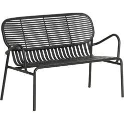 Week-End Gartensofa 2-Sitzer, Weiß -Brafab Verkaufs-Shop petite friture week end sofa double black 1 5