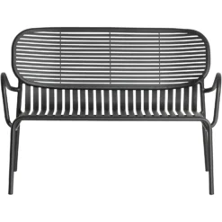 Week-End Gartensofa 2-Sitzer, Schwarz