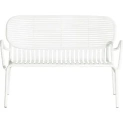 Week-End Gartensofa 2-Sitzer, Weiß