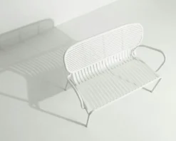 Week-End Gartensofa 2-Sitzer, Weiß -Brafab Verkaufs-Shop petite friture week end sofa double black 9