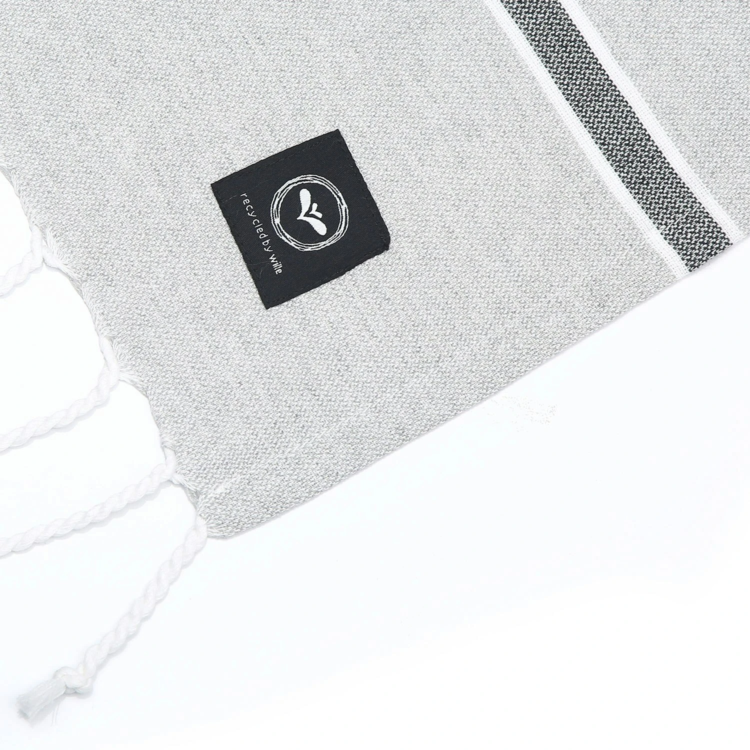 Badlakan Hamam Koster 80x180cm Blå/orange/vit Badetuch 80x180 Cm Hellgrau 2 Badlakan Hamam Koster 80x180cm Blå/orange/vit Badetuch 80x180 Cm Hellgrau – Bild 2