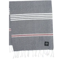 Badlakan Hamam Koster 80x180cm Blå/orange/vit Badetuch 80x180 Cm Dunkelblau