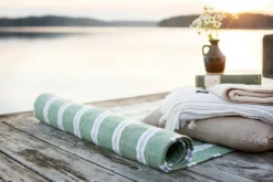 Svea Beach Mattress 70x170 Cm, Green -Brafab Verkaufs-Shop recycled by wille beachmadrass svea 70x170 cm gron vit 4