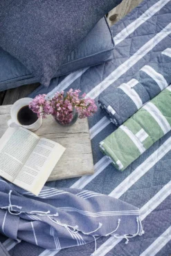 Svea Beach Mattress With Pillow 70x170 Cm, Marin -Brafab Verkaufs-Shop recycled by wille beachmadrass svea 70x170 cm gron vit 8