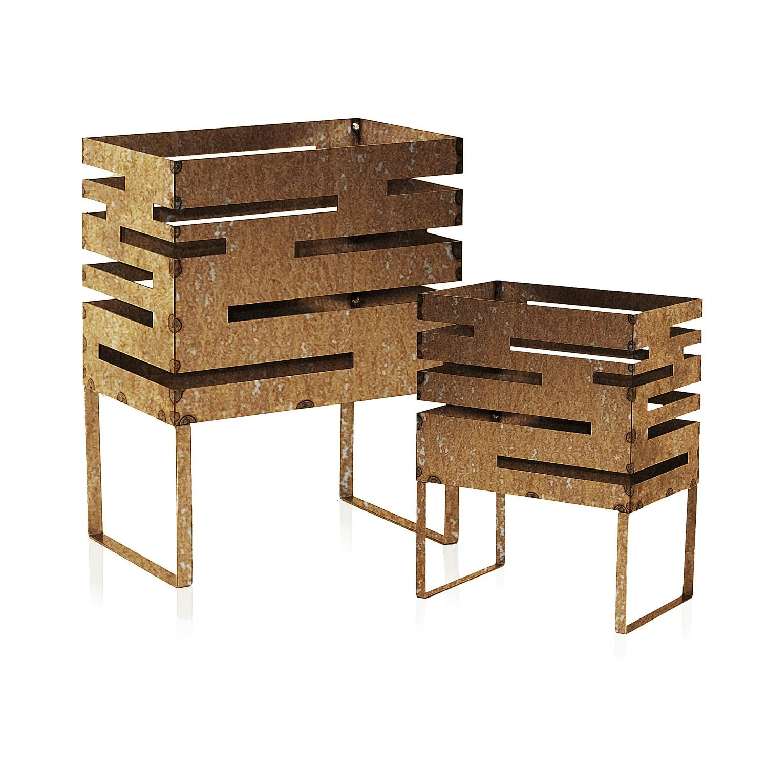 Röshults Urban 50 Fire Basket, Untreated Steel 2 Röshults Urban 50 Fire Basket, Untreated Steel – Bild 2