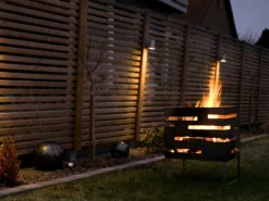 Röshults Urban 50 Fire Basket, Untreated Steel 11 Röshults Urban 50 Fire Basket, Untreated Steel -Brafab Verkaufs-Shop roshults fire basket urban 4