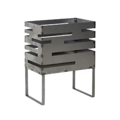 Röshults Urban 50 Fire Basket, Untreated Steel