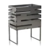 Röshults Urban 70 Fire Basket, Untreated Steel