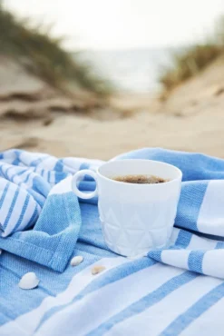 Sagaform Ella Hamam Handtuch 145x250 Cm, Blau -Brafab Verkaufs-Shop sagaform ella hamam 145x250 cm 6