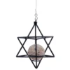 Suet Ball Feeder Star, Black